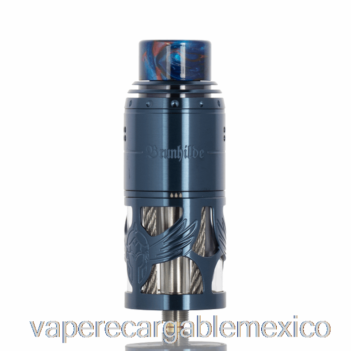 Vape Recargable Vapefly X German 103 Brunhilde Top Coiler 25mm Rta Azul Oscuro